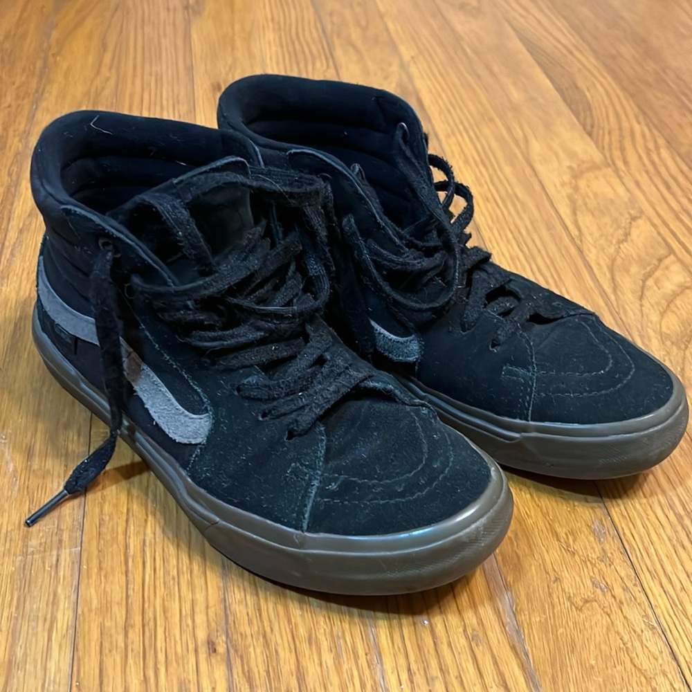 Vans Sk8-Hi BMX Black & Dark Gum Skate Shoes